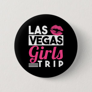 Bóton Redondo 5.08cm Camiseta de viagem de meninas de Las Vegas para mu