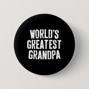 Bóton Redondo 5.08cm Camiseta do Melhor Avô do Mundo Papai Dia dos Pais