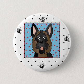 Bóton Redondo 5.08cm Camiseta e presentes do cão de german shepherd