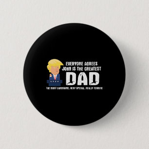 Bóton Redondo 5.08cm Camiseta masculina engraçada de Trump dizendo a ma