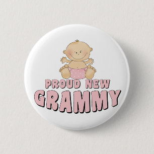 Bóton Redondo 5.08cm Camiseta PROUD NEW Grammy