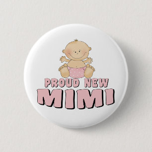 Bóton Redondo 5.08cm Camiseta PROUD NEW Mimi