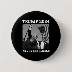 Bóton Redondo 5.08cm Camiseta Renda Trump 2024 Salve a América Trump 