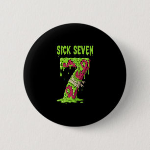 Bóton Redondo 5.08cm Camiseta Sick Seven Meme Six Seven Brincadeira Div