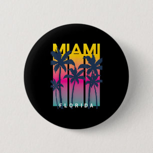 Bóton Redondo 5.08cm Camisetas Gráficas De Design legal De Miami Flórid