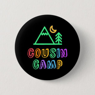 Bóton Redondo 5.08cm CAMP COUSIN CAMP Mountain Forest Melhor Campanha J