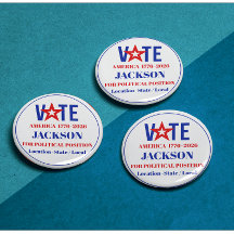 Campanha Política Personalizada Voto América 1776–