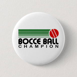 Bóton Redondo 5.08cm Campeão da bola de Bocce