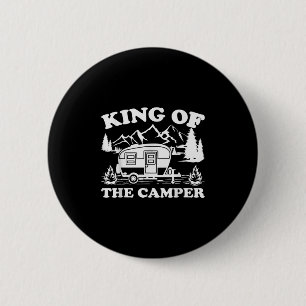 Bóton Redondo 5.08cm Camping Lover Camper Van King Do Camper