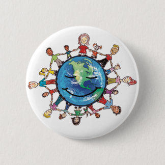 Bóton Redondo 5.08cm Campo de força para o bom Pin