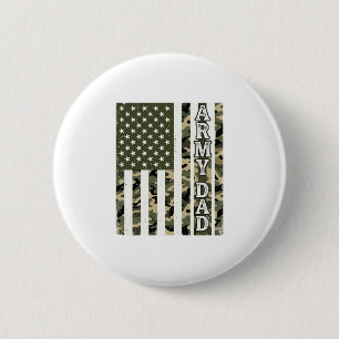 Bóton Redondo 5.08cm Camuflagem do Papai do Exército Bandeira Americana