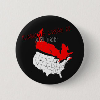 Bóton Redondo 5.08cm Canadá gosta d no botão superior