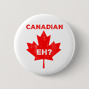 Bóton Redondo 5.08cm Canadiano Eh? Folha de Maple