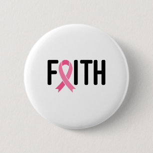Bóton Redondo 5.08cm Câncer da mama Fita Rosa Fita Cancer da mama