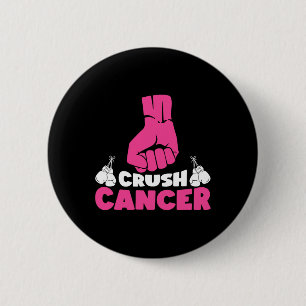 Bóton Redondo 5.08cm Cancer de Esmagamento Cancer de Fita Cor-de-Friso