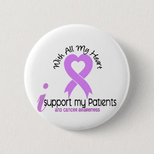 Bóton Redondo 5.08cm CANCER eu apoio meus pacientes