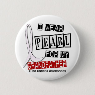 Bóton Redondo 5.08cm Câncer pulmonar EU VISTO o avô da PÉROLA 37