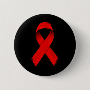 Bóton Redondo 5.08cm Cancer Sanguíneo Sensibilizar a Semana Vermelha da