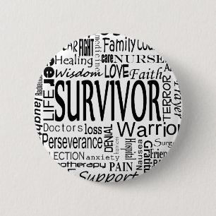 Bóton Redondo 5.08cm CancerWords