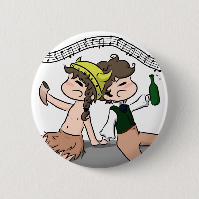 Bóton Redondo 5.08cm cante! (Frente)