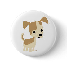 Cão de Cartoon Bonito Inquisitivo