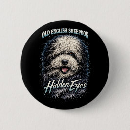 Bóton Redondo 5.08cm Cão de Pastoreio Inglês Antigo
