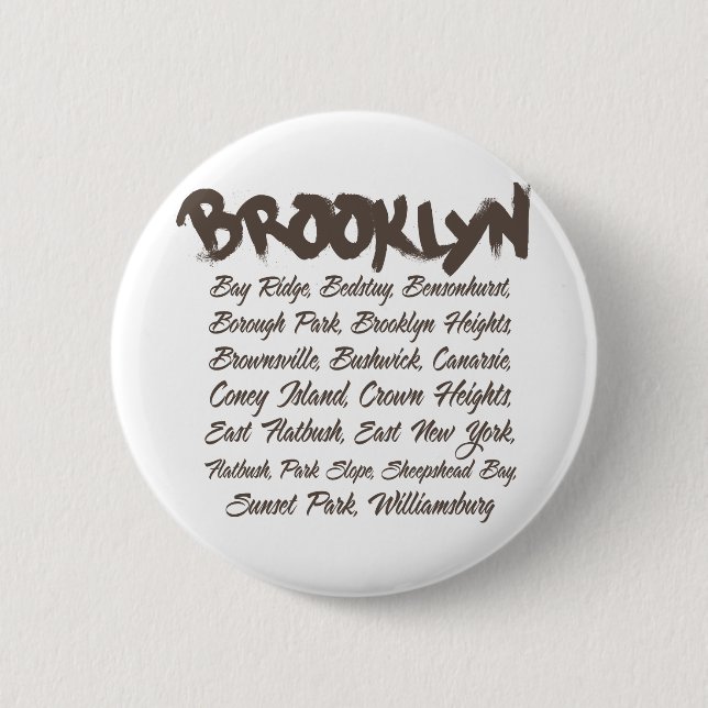 Bóton Redondo 5.08cm Capas de Brooklyn (Frente)