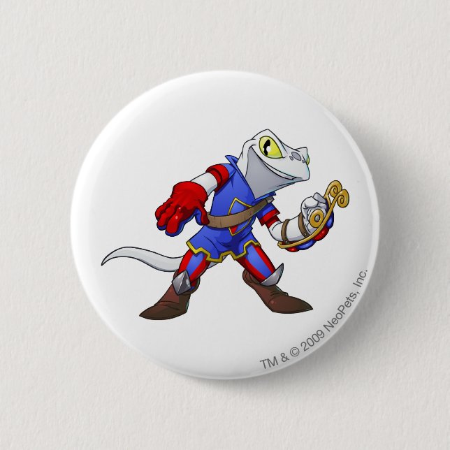 Bóton Redondo 5.08cm Capitão 2 da equipe de Meridell (Frente)