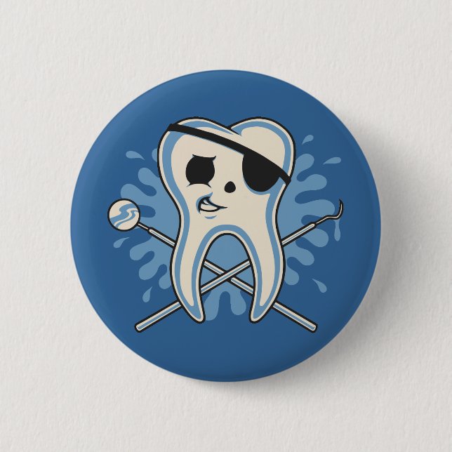 Bóton Redondo 5.08cm Capitão Mol-Arrrr! (Frente)