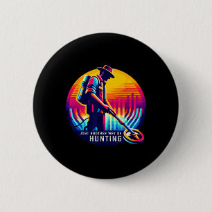 Bóton Redondo 5.08cm Captura de Tesouros para detectar metais