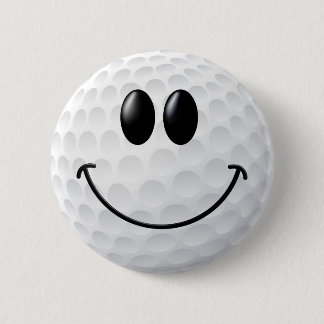 Bóton Redondo 5.08cm Cara da bola de golfe