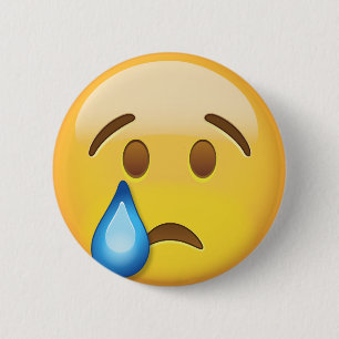 Bóton Redondo 5.08cm Cara de grito Emoji