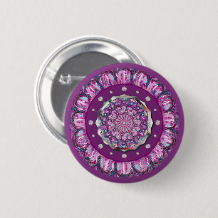 Bóton Redondo 5.08cm Cardinal Red Rosace