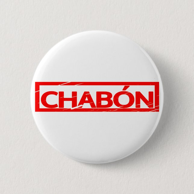 Bóton Redondo 5.08cm Carimbo Chabón (Frente)