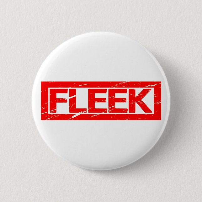 Bóton Redondo 5.08cm Carimbo do Fleek (Frente)
