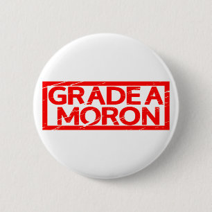 Bóton Redondo 5.08cm Carimbo Moron Grau A