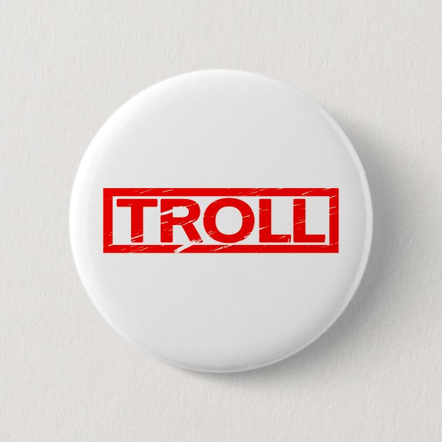 Bóton Redondo 5.08cm Carimbo troll (Frente)