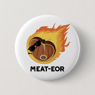 Bóton Redondo 5.08cm Carne Engraçada Ou Engraçada