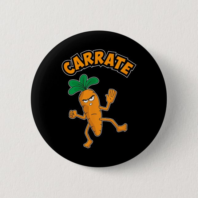 Bóton Redondo 5.08cm Carrate Carrate Carrate Carrot Carrot Pun (Frente)