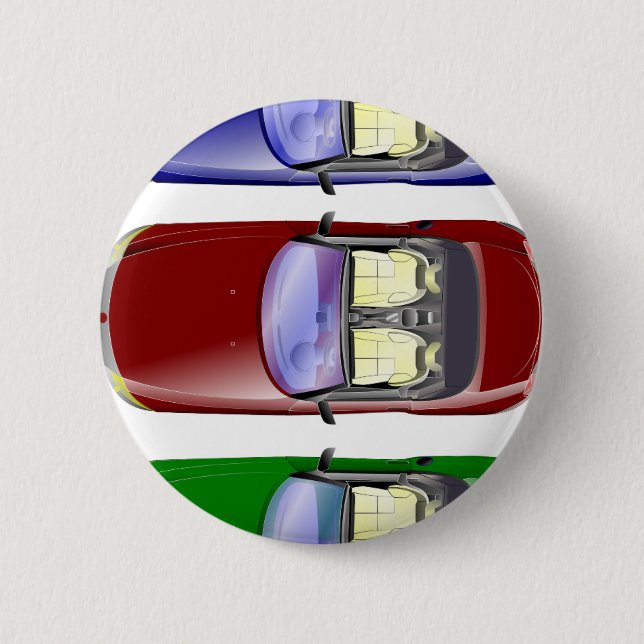 Bóton Redondo 5.08cm Carros coloridos (Frente)