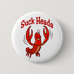 Bóton Redondo 5.08cm Cartoon Crawfish