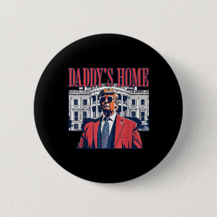 Bóton Redondo 5.08cm Casa Branca de Daddys Trump 2024