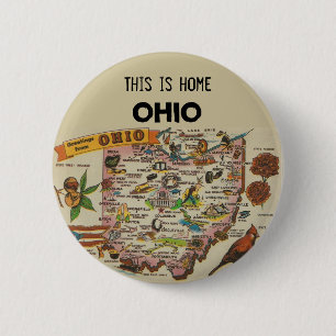 Bóton Redondo 5.08cm Casa de Ohio