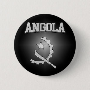Bóton Redondo 5.08cm Casaco de armas de Angola