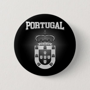 Bóton Redondo 5.08cm Casaco de Armas de Portugal