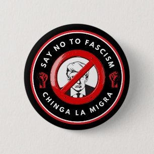 Bóton Redondo 5.08cm Casaco de ganga anti-fascista
