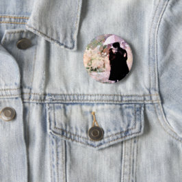 Bóton Redondo 5.08cm Casal no Amor Beijando na Chuva Abstrato