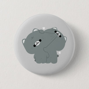 Bóton Redondo 5.08cm Casal Shorthair Americano