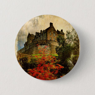 Bóton Redondo 5.08cm Castelo de Edimburgo