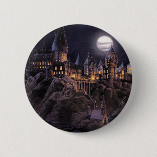 Bóton Redondo 5.08cm Castelo Harry Potter   Grande Lago até Hogwarts